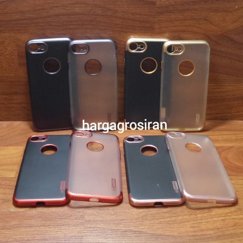 Spotlite Black Dove + Transparant Iphone 7 / Silikon / Back Case / Cover