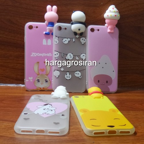 Peep Case Iphone 7G / Silikon Ngitip 3D Cartoon / Softshell / Softcase / Cover Motif