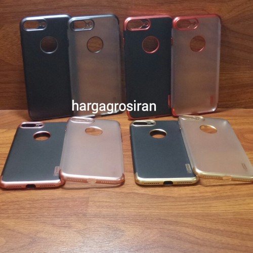 Spotlite Black Dove + Transparant Iphone 7 Plus / Silikon / Back Case / Cover
