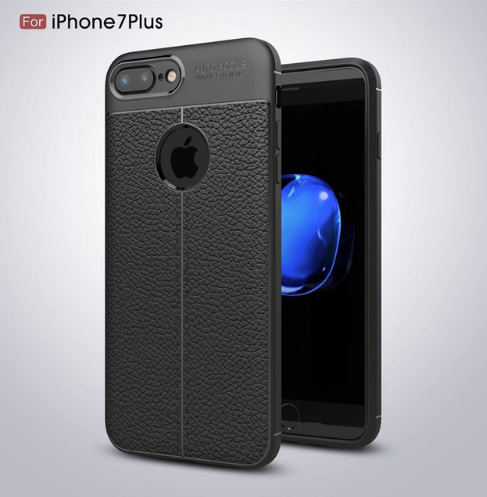Iphone 7 Plus - Case Kulit Auto Focus - Softshell / Silikon / Cover / Softcase