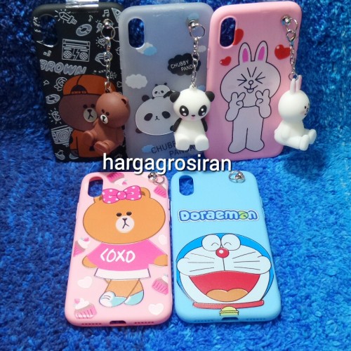 Iphone X - Soft Case Motif - Boneka Bisa Standing - Back Case - Back Cover