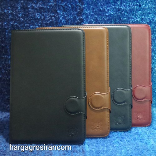Ipad Mini 1/2/3 Sarung Tablet Kulit FS Leather Case Blue Moon Kancing dan Pinggiran Jahitan Cover