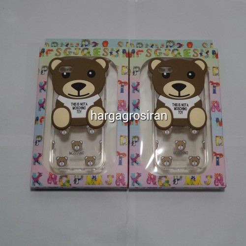 Softshell Moschino Toy Iphone 5G / Silikon / Softshell Motif Beruang