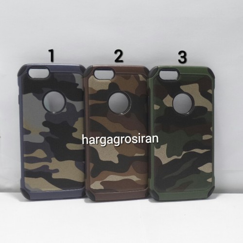 Slim Army Iphone 6 / Iphone 6s - Back Case / Cover Armor / Loleng TNI / Abri / Brimob / Tentara