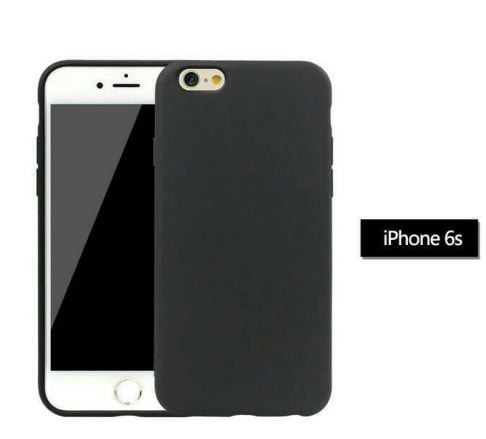 Softshell Slim Matte Iphone 6  - Sillicone Casing Black