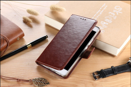 Xiaomi Mi Play - Sarung Kulit FS Leather Case Blue Moon Ada Kancing