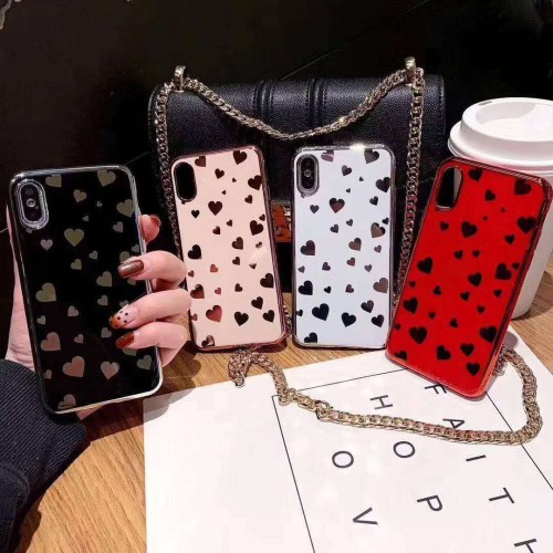 Samsung A7 2018 - Motif Love Case Design yang Lucu dan Simple dengan Perpaduan warna menawan Ver.18