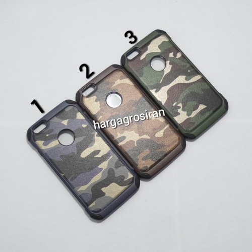 Slim Army Iphone 6 Plus / Iphone 6s Plus - Back Case / Cover Armor / Loleng TNI / Abri / Brimob / Te