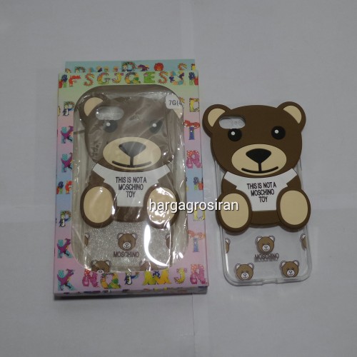Softshell Moschino Toy Iphone 7G / Silikon / Softshell Motif Beruang