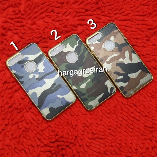 Softcase Army Evolution Iphone 7G Plus - Back Case / Cover Armor / Loleng TNI / Abri
