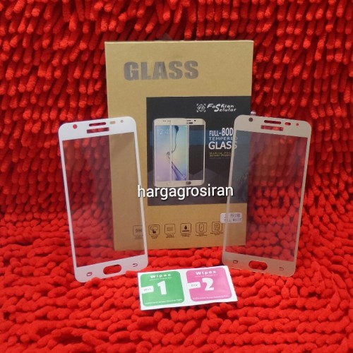 Tempered Glass FS Samsung J5 Prime / Full Screen - Anti Gores Kaca