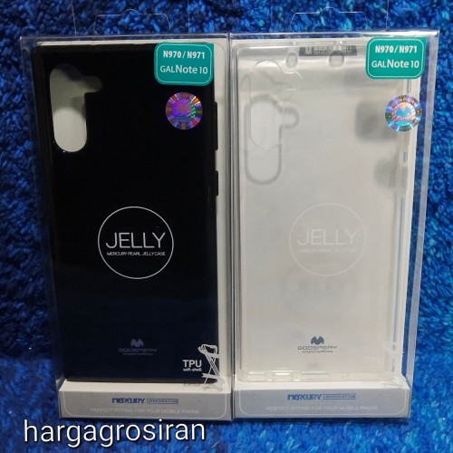 Jelly Case Samsung Note 10 Plus Note 10 Pro Original Mercury Goospery Premium Case / Silikon Cover