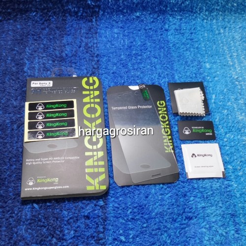 KingKong Sony Xperia X - Tempered Glass Anti Gores Kaca / Glass Sceen Protector