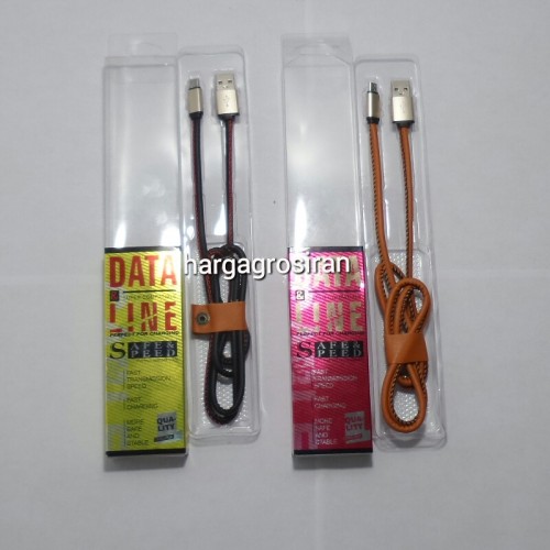 Kabel Remax Micro - Kulit - Kabel Jahitan - Charger / Data