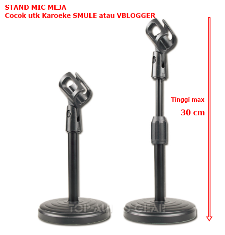 Kaki Standing Buat Microphone / Karaoke Desk Portable / Buat Smule / Vlog