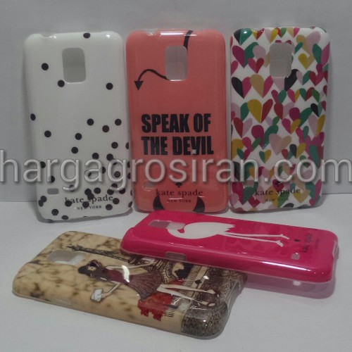 Kate Spade Samsung S5 - Softshell / Silikon Motif / Back Case / Cover