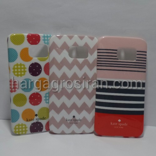 Kate Spade Samsung S6 Edge - Softshell / Silikon Motif / Back Case / Cover