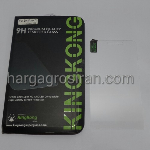 KingKong Asus Zenfone 5 - Tempered Glass Anti Gores Kaca / Super Glass Sceen Protector