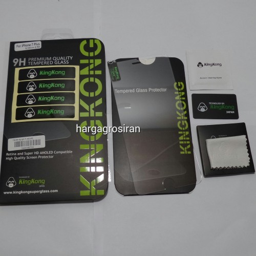 KingKong Iphone 7 Plus / 7S Plus - Apple Tempered Glass Anti Gores Kaca / Glass Sceen Protector