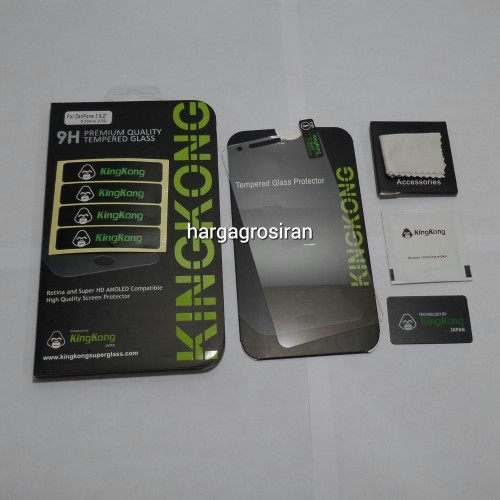 KingKong Asus Zenfone 3 5.2 Inch ZE520KL - Tempered Glass Anti Gores Kaca / Glass Sceen Protector