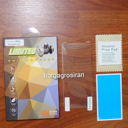 Anti Gores Limited Samsung Galaxy S9 Biasa- Full Cover