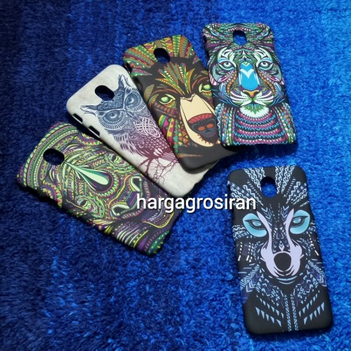 LUXO Samsung J7 Pro - Hardcase / Back Case Motif Batik Animals Abstrak Glow In The Dark