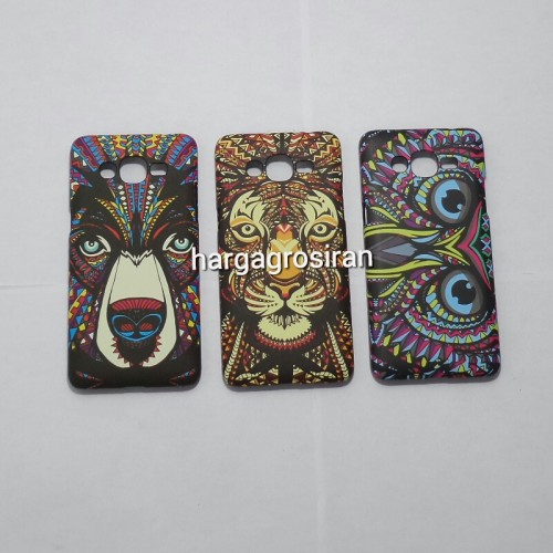 LUXO Samsung Galaxy J2 Prime - Hardcase / Back Case Motif Batik Animals Abstrak Glow In The Dark