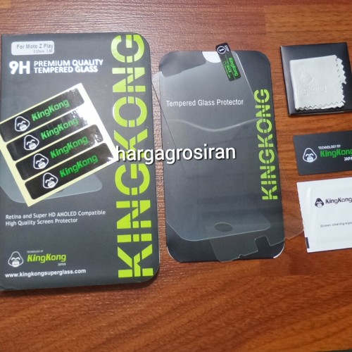 KingKong Motorola Z Play - Tempered Glass Anti Gores Kaca / Glass Sceen Protector