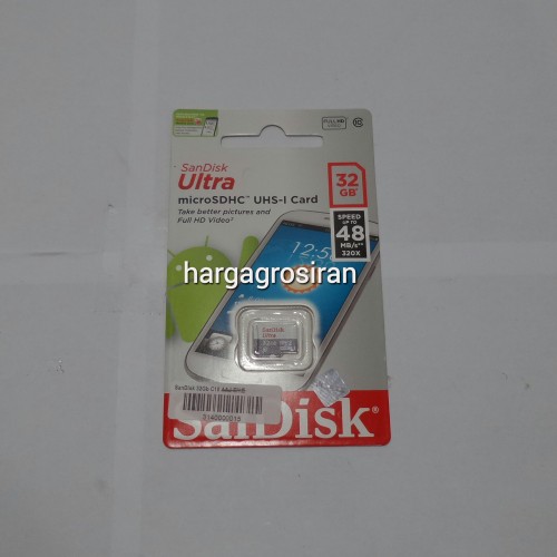 Memory MicroSD SanDisk Ultra 32GB Class 10 Speed Up To 48MB/S