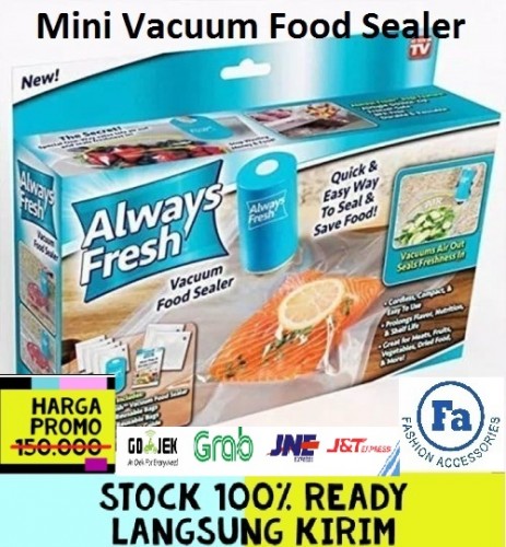MVS-003 Mini Vacuum Food Sealer Always Fresh Seal VAC Vacom USB Rechargable Mini Portable Travel