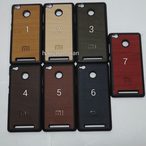 Motif Kayu Xiaomi Redmi 3 Pro / Hardcase Lentur / Back Case / Cover Wood