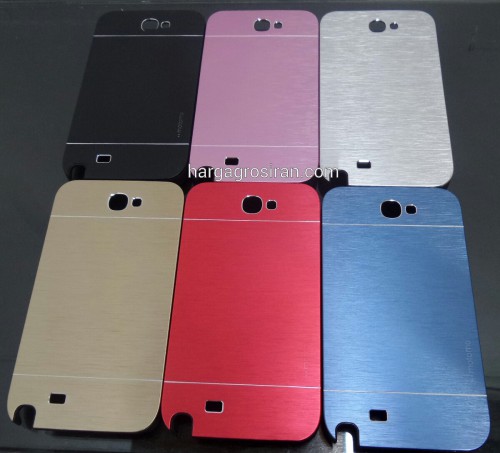 Hardcase Lentur Aluminium Motomo  Samsung Note 2 - N7100