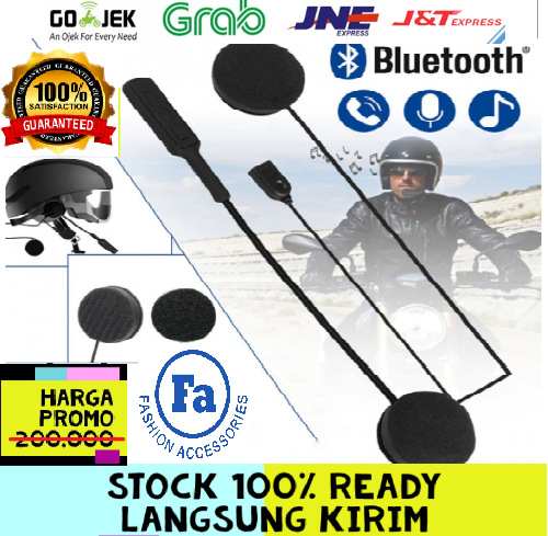 MH01 Motorcycle Helmet Wireless Bluetooh Headphone Stereo Music / Headset Bluetooth Helm - STRDY
