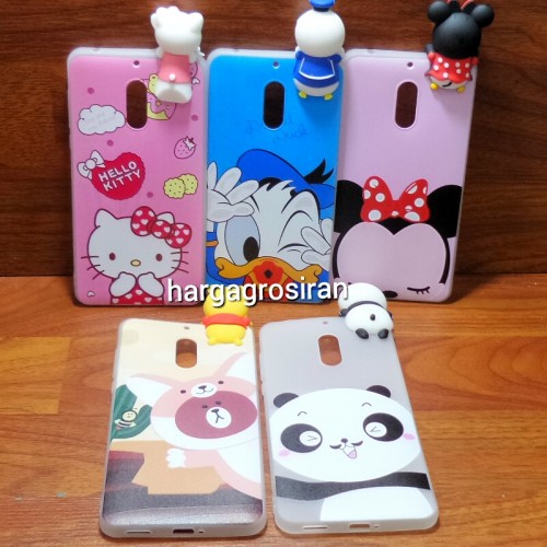 Peep Case Nokia 6 aja / Silikon Ngitip 3D Cartoon / Softshell / Softcase / Cover Motif