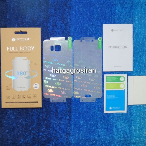 Anti Gores Samsung Note 5 - Full Set 2 in 1 / Full Body Curved / Depan dan Belakang 0.2 mm