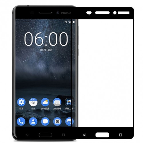 Nokia 6 aja -  Tempered Glass Full Body Anti Gores Kaca Premium / Full Bahan Kaca Full Lem