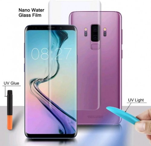Tempered Glass UV Glue For Samsung Galaxy Note 8 / note 9 Anti Gores Curved 3D