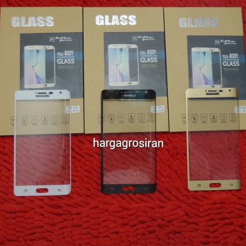 Tempered Glass FS Samsung Note Edge / Full Body / Anti Gores Kaca
