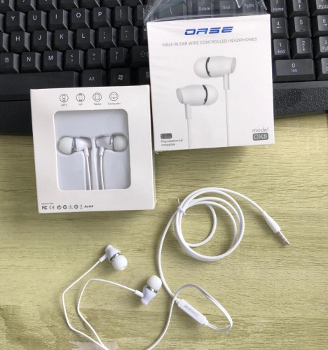 OASE Earphone GK8 Music Jernih Bass Stereo Telepon Headset Handfree Kualitas Bagus Garansi Oppo