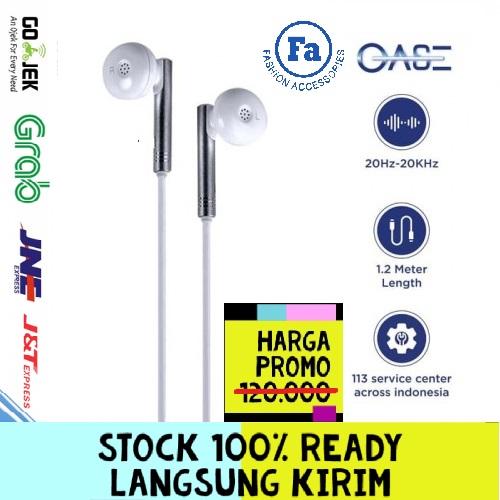 OASE Earphone MD-M5 Music Jernih Bass Stereo Telepon Headset Handfree Kualitas Bagus Garansi STRDY