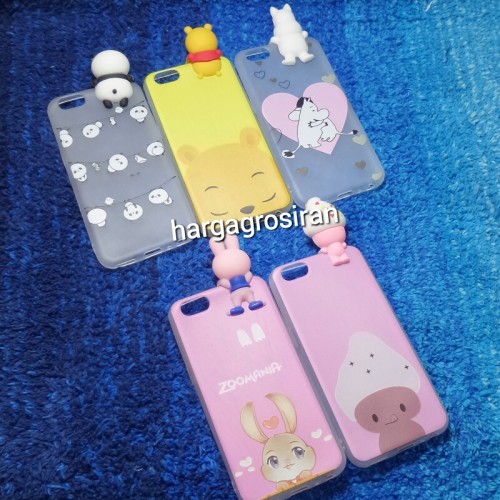 Peep Case Oppo A57 / A39 / Silikon Ngitip 3D Cartoon / Softshell / Softcase / Cover Motif