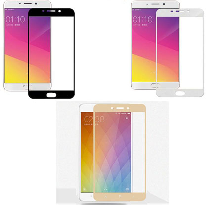 Tempered Glass FS Oppo F1+ / R9 / F1 Plus Full Screen - Anti Gores Kaca