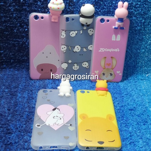 Peep Case Oppo F3 Biasa / Silikon Ngitip 3D Cartoon / Softshell / Softcase / Cover Motif