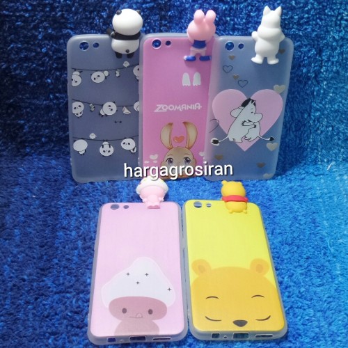 Peep Case Oppo F3 Plus / Silikon Ngitip 3D Cartoon / Softshell / Softcase / Cover Motif