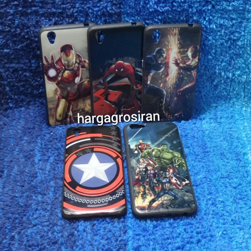 Fuze Art Motif Man Ver.3 Oppo Neo 9 - Case 3D Timbul - Pinggir karet - Silikon - Cover