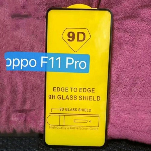Oppo F11 Pro - Tempered Glass FS Full Body Anti Gores Kaca Premium / Full Bahan Kaca Full Lem