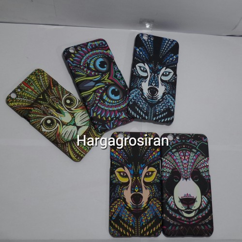 LUXO Oppo F1S / A59 - Hardcase / Back Case Motif Batik Animals Abstrak Glow In The Dark