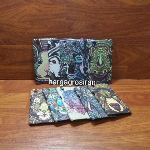 LUXO Oppo Neo 9 / A37 - Hardcase / Back Case Motif Batik Animals Abstrak Glow In The Dark