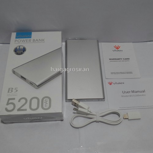 Powerbank Vivan B5 5.200mah