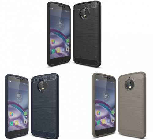 Motorola E4 Plus - Rugged FS / Delkin - Carbon Fibre Case Slim Rugged Armor ShockProof / Rubber